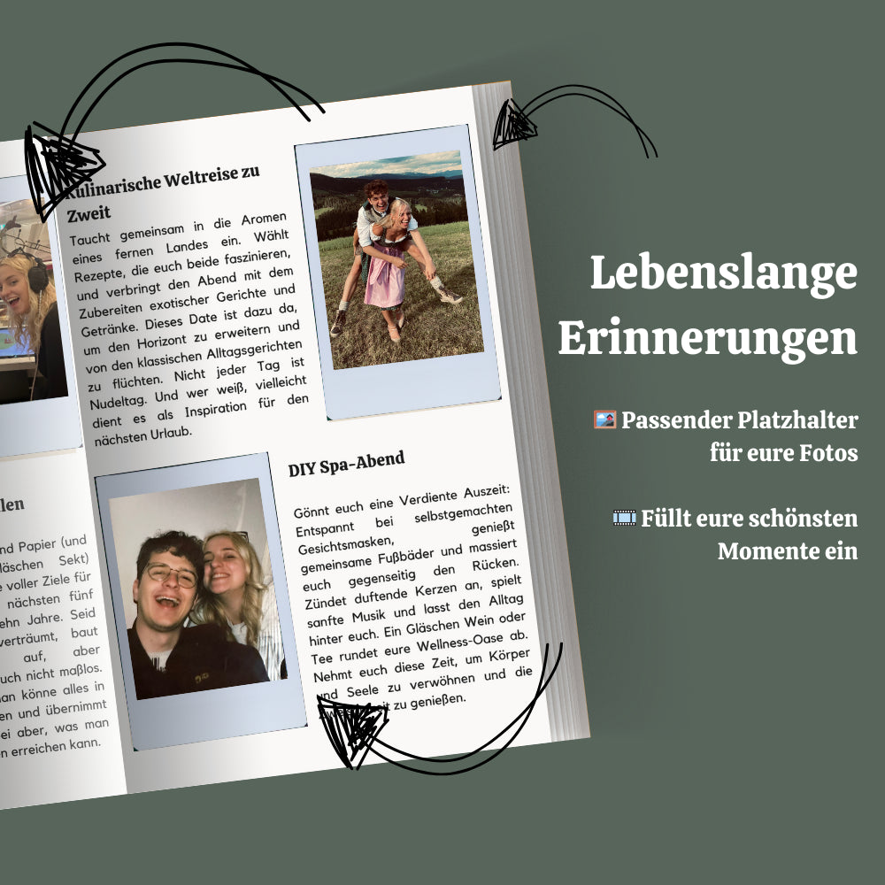 fragen, daten, lieben - Das Jahresjournal für Paare