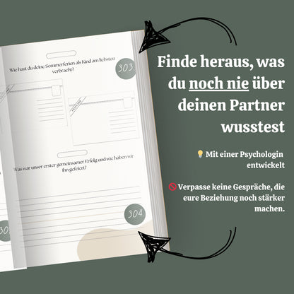 fragen, daten, lieben - Das Jahresjournal für Paare