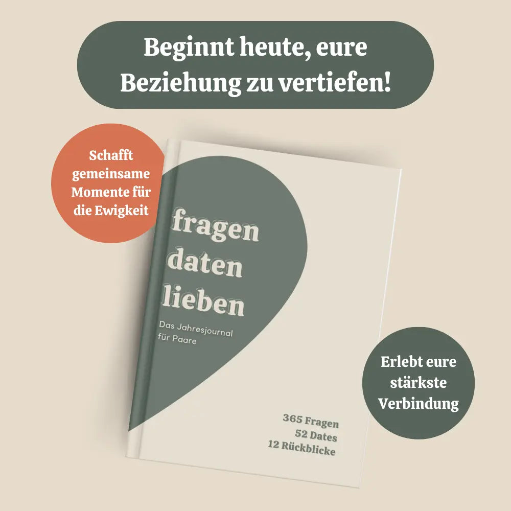 fragen, daten, lieben - Das Jahresjournal für Paare